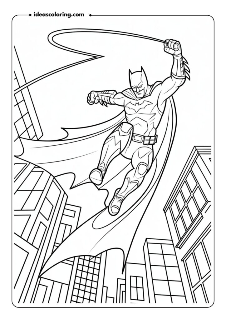 Batman's Grappling Gun Action
