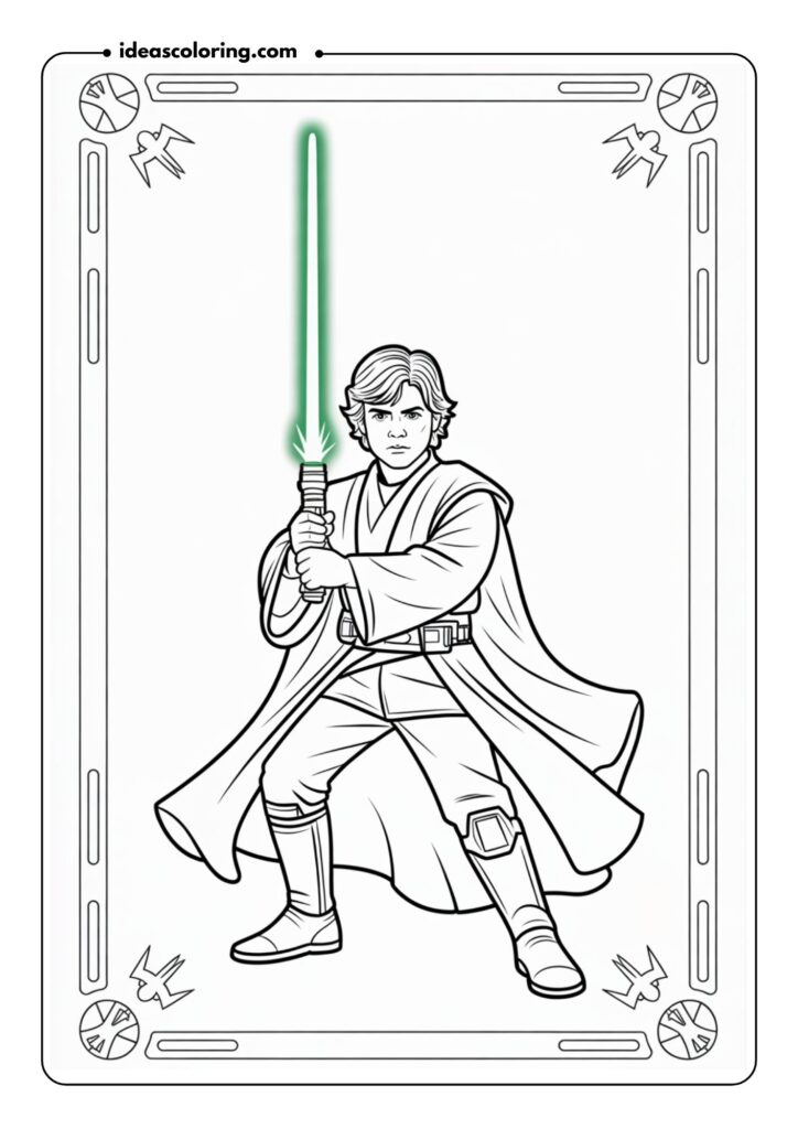 Classic Luke Skywalker Portrait
