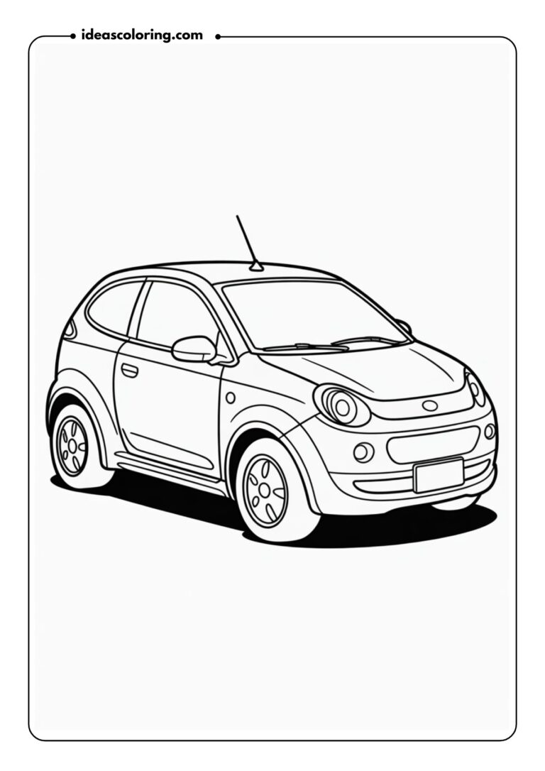 101+ Free Car Coloring Pages (Printable PDFs for Kids & Adults)