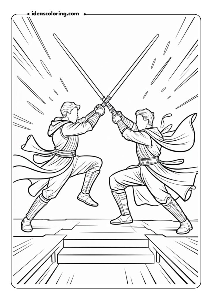 Lightsaber Duel Scene