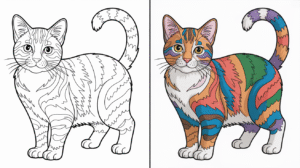 cat coloring pages