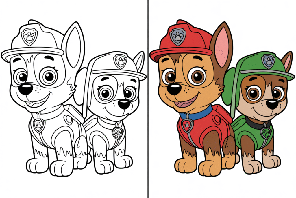 Paw Patrol Coloring Pages