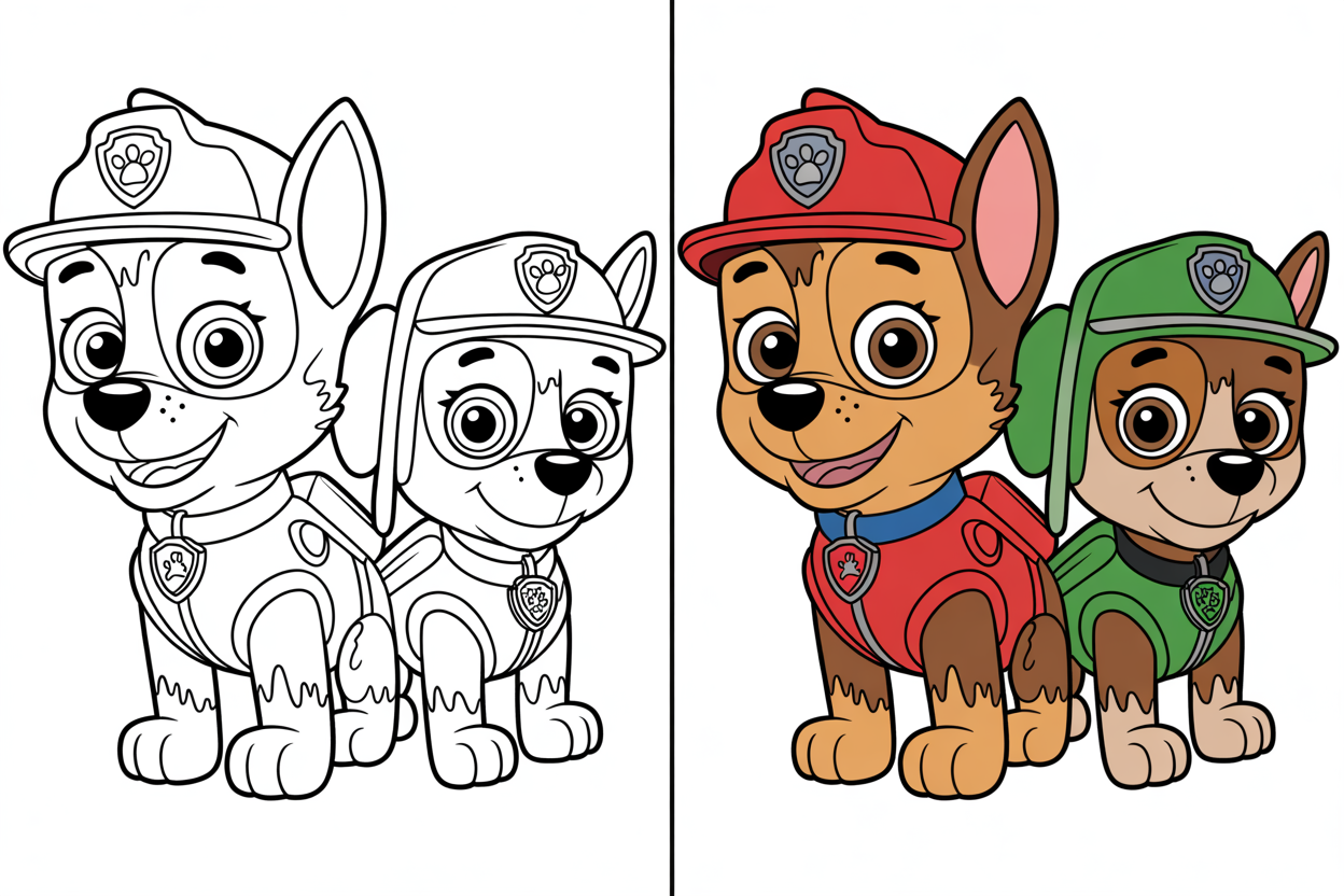 Paw Patrol Coloring Pages