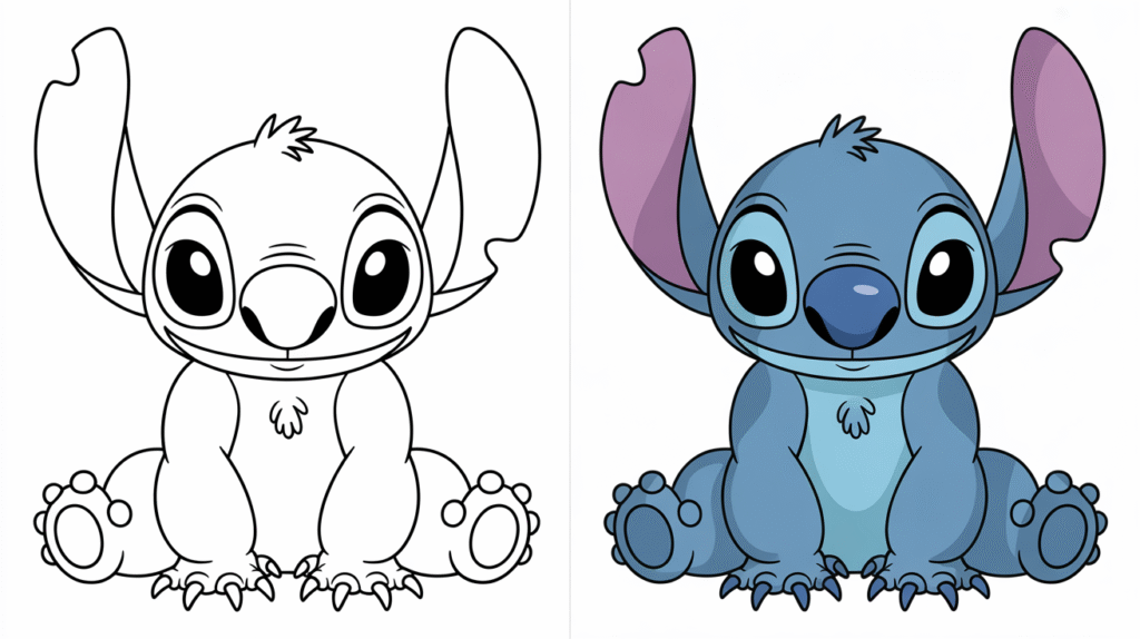 stitch coloring pages