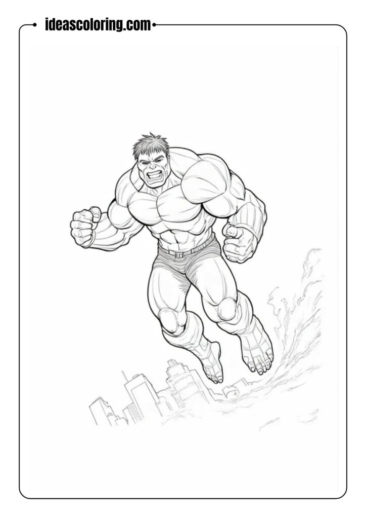 Hulk Jumping Through the Ai