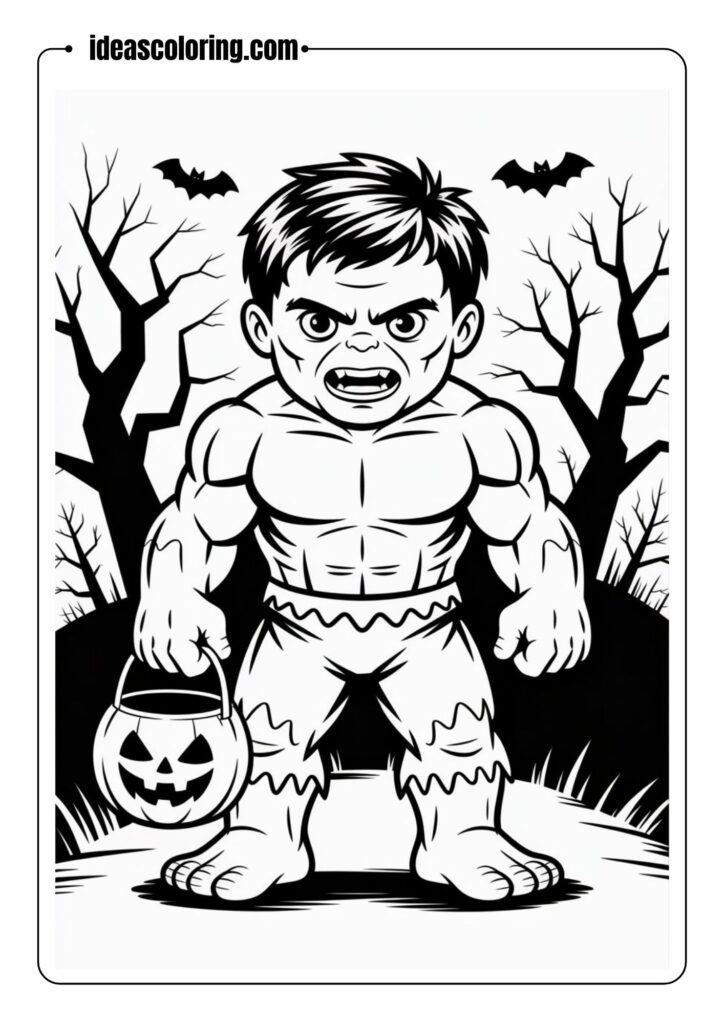 Hulk in a Halloween Costume