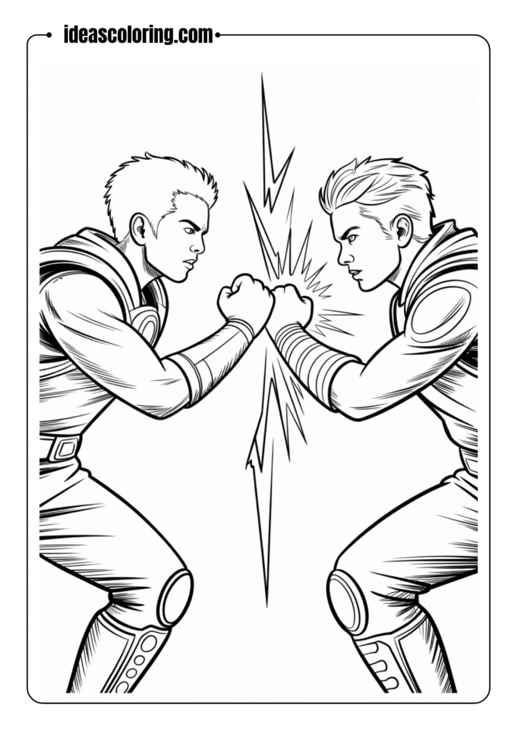 Hunter vs. Saja Standoff