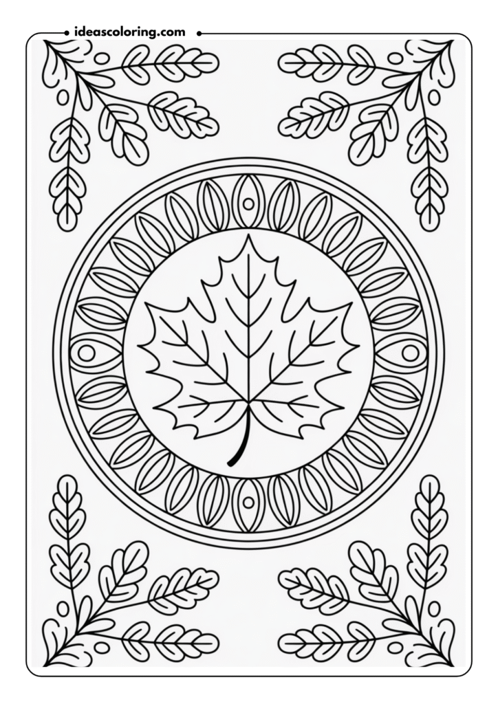 Maple Leaf Mandala