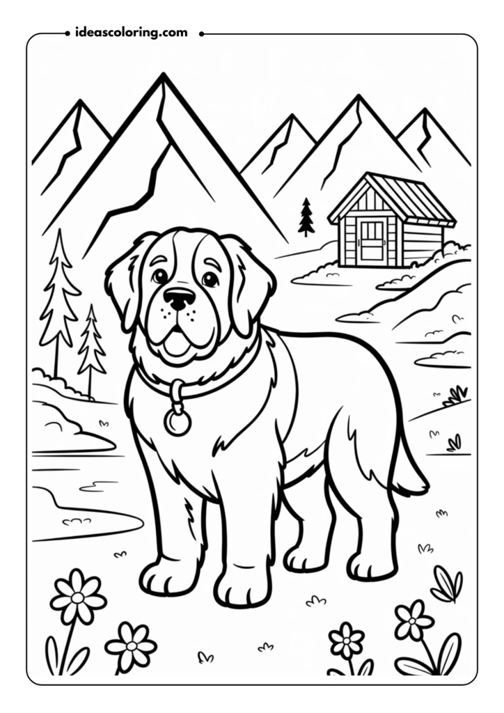 Saint Bernard Rescue Hero