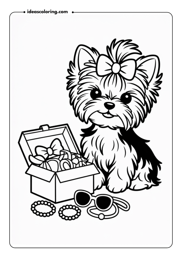 Yorkshire Terrier Dress-Up Time