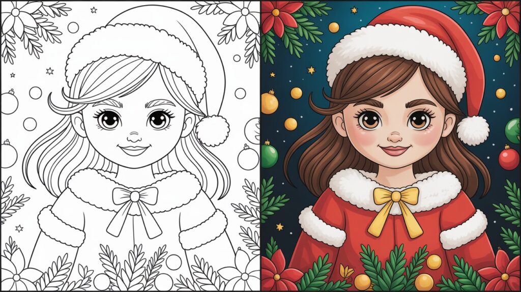 Free Christmas Coloring Pages: