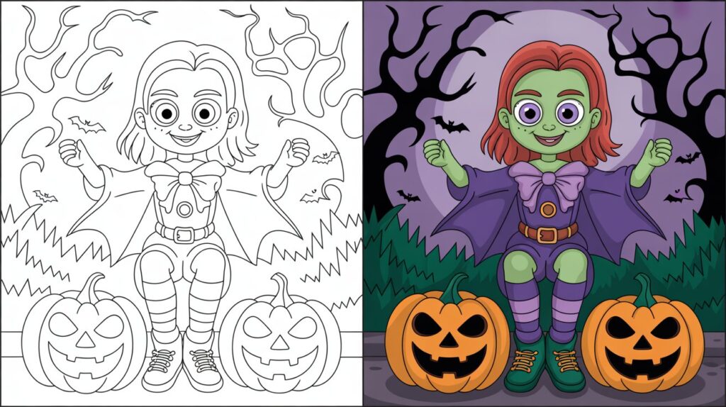 halloween coloring pages