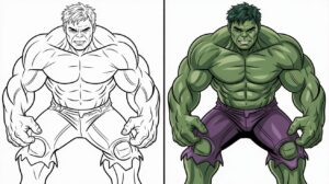 Hulk Coloring Pages