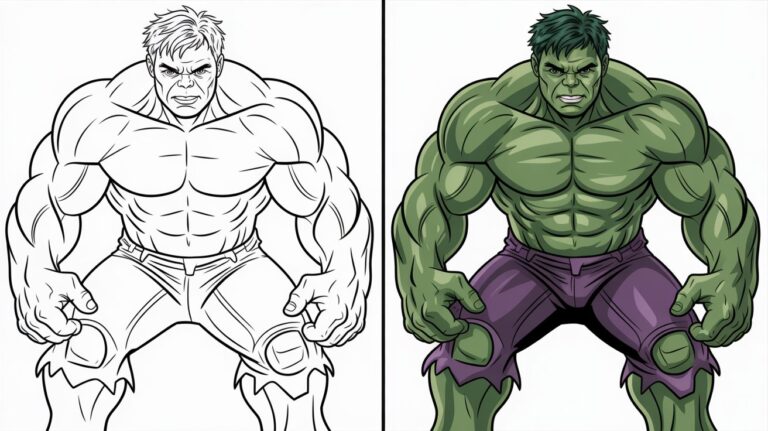 Hulk Coloring Pages