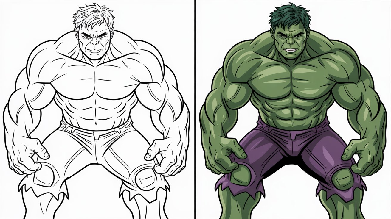 Hulk Coloring Pages