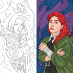K-pop Demon Hunters coloring pages