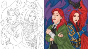 K-pop Demon Hunters coloring pages