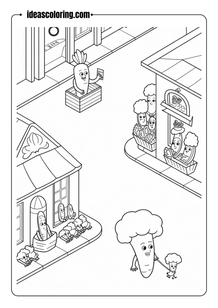 A Town of Sentient Vegetables