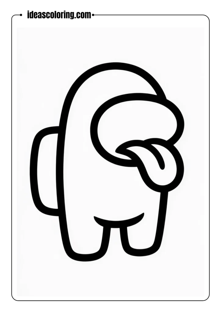 Among-Us-character-disguised-as-an-impostor-with-tongue-attack-extended_-bold-outline-only_-easy-to-