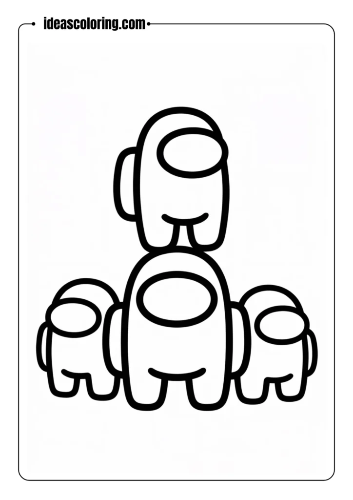 Among-Us-crew-gathered-together-in-a-group-of-three_-clean-outlines_-no-textures_-basic-shapes-for-c