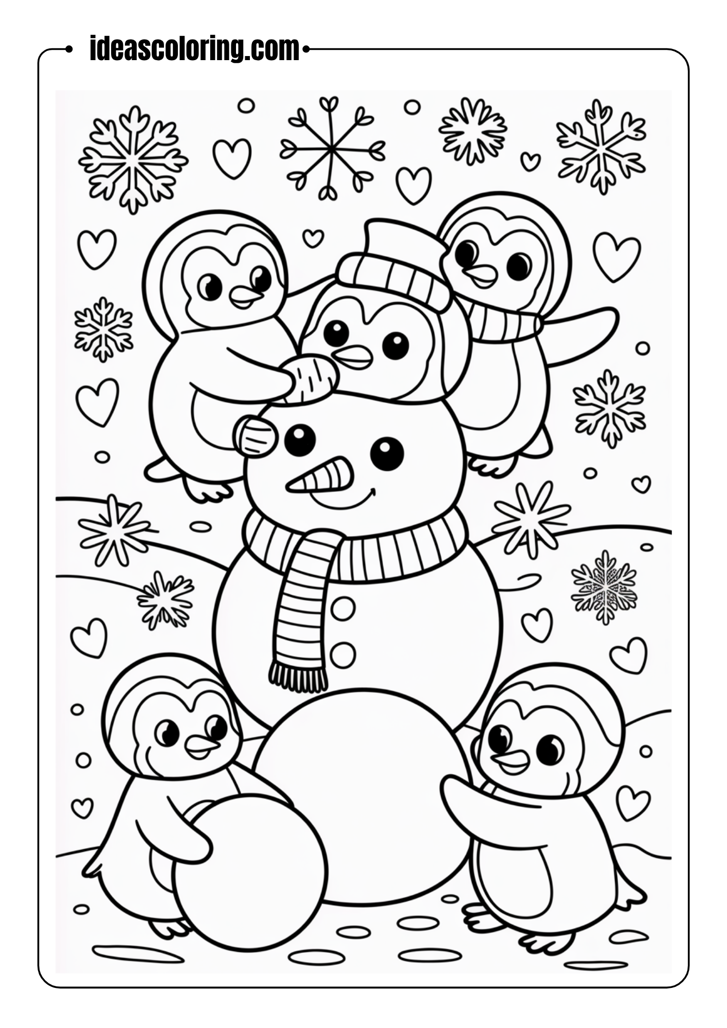 Penguin's Winter Wonderland