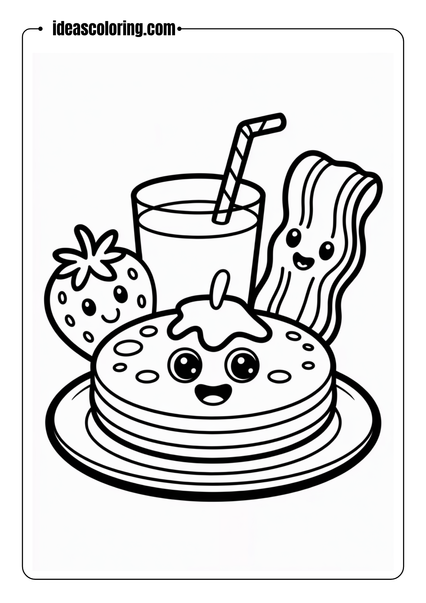 Smiling Breakfast Foods