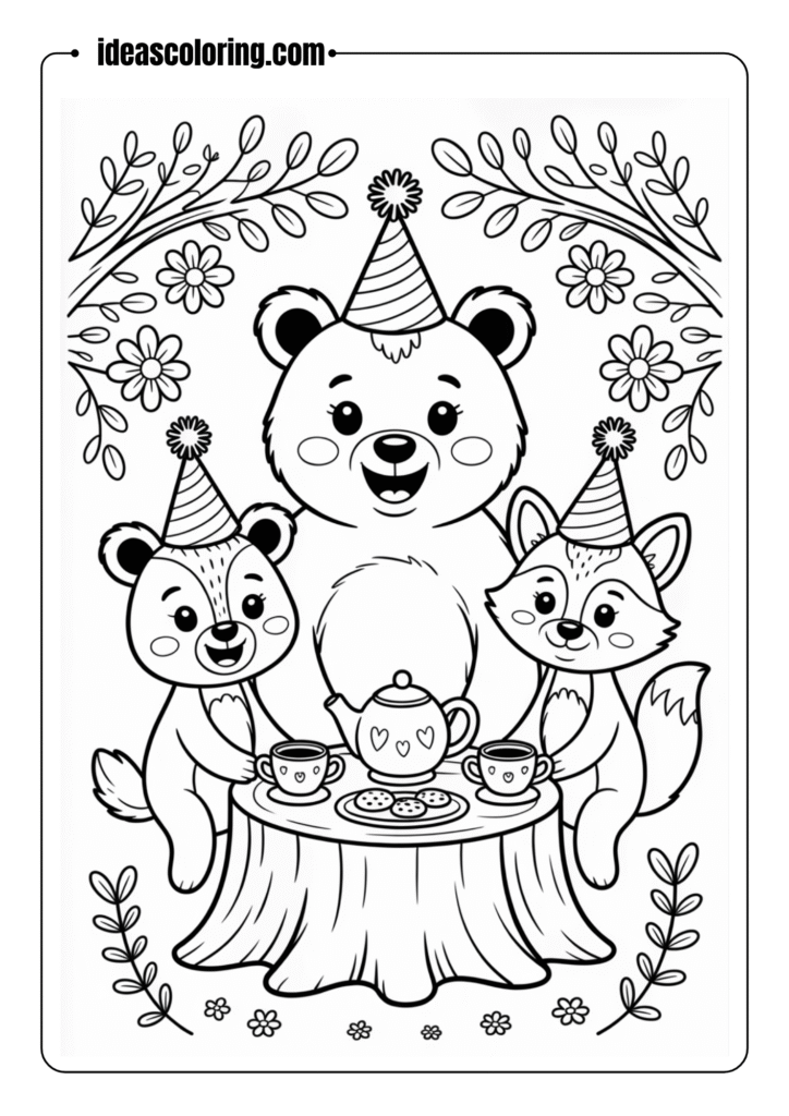 Woodland Creature Tea Party