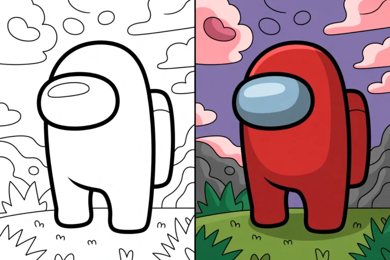 Free Among Us Coloring Pages