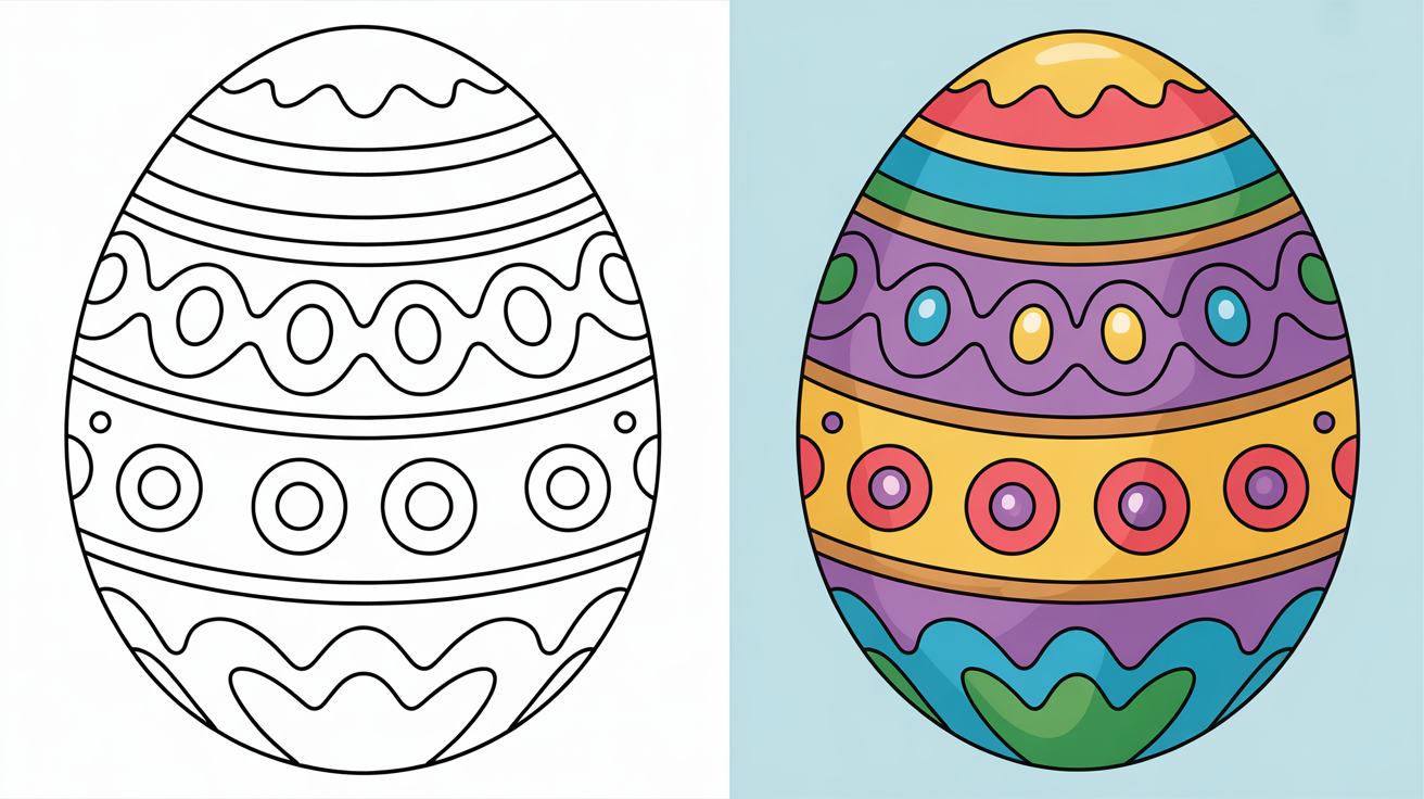 Free Easter Egg Coloring Pages