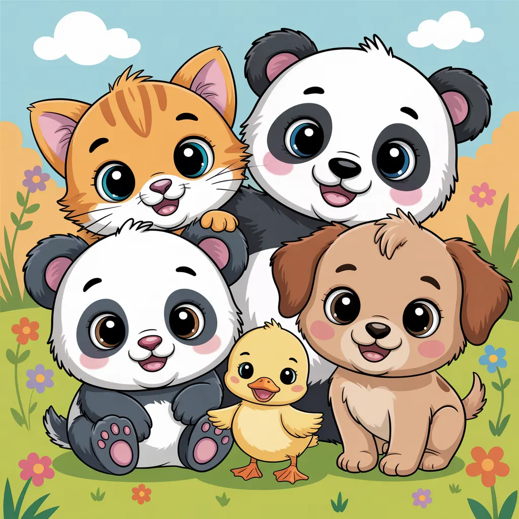 ANIMALS COLORING PAGES