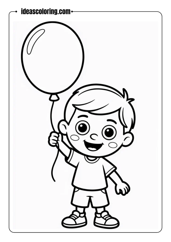 Balloon-Boy-holding-a-balloon_-simple-outlined-cartoon_-children-friendly-coloring-page