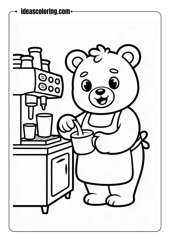 Barista Bear