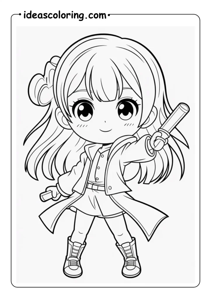 Chibi Anime with manga