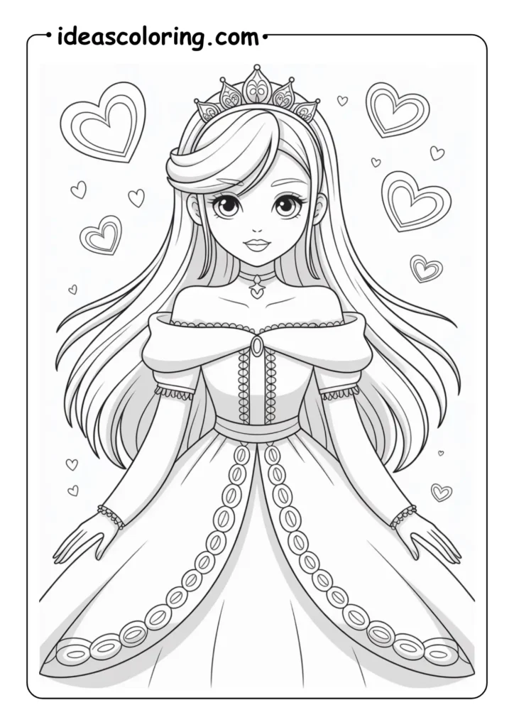 Elegant Anime Princess cozy