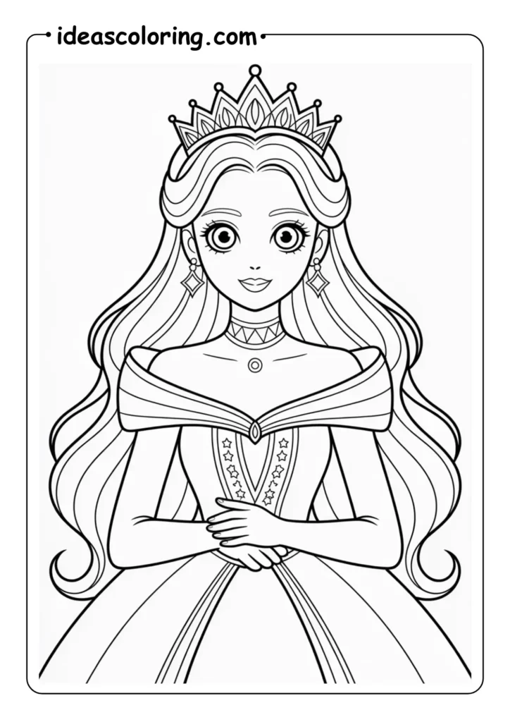 Elegant Anime Princess queen