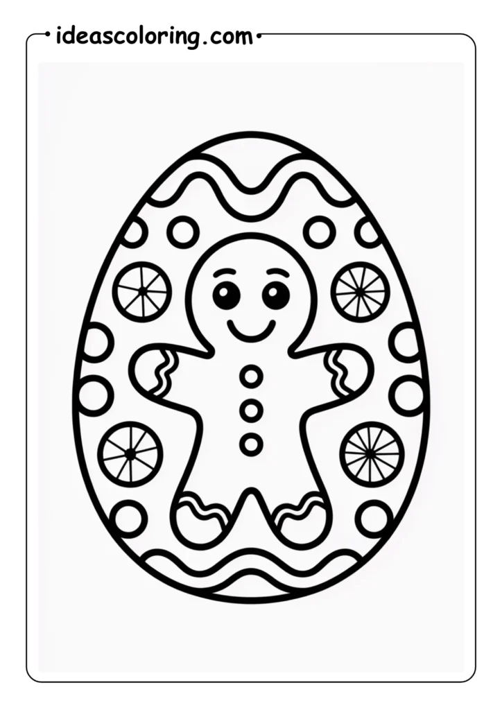 Gingerbread Man easter egg