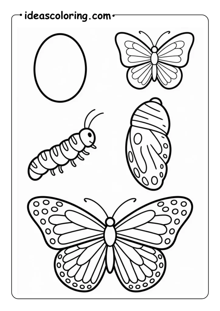 Life-Cycle_-Educational-page-showing-egg_-caterpillar_-chrysalis_-and-butterfly