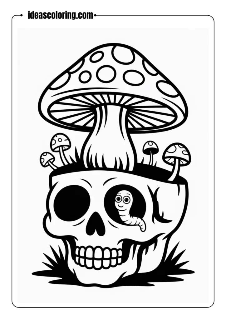 Mushroom Skull House