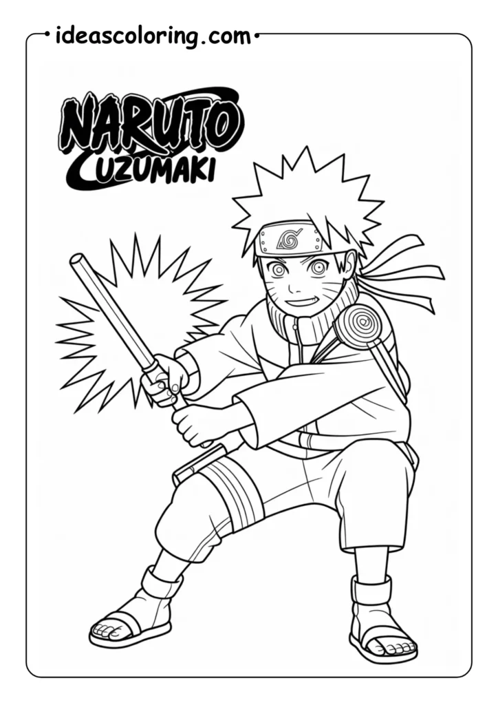 Naruto Uzumaki with Sasuke Uchiwa