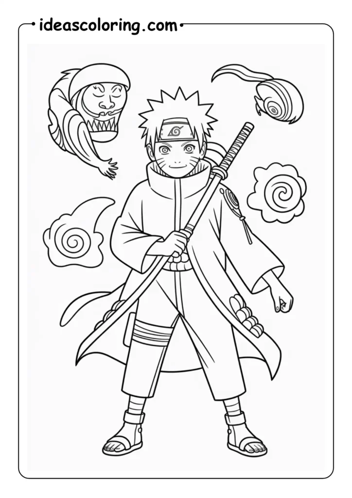 Naruto with Orochimaru