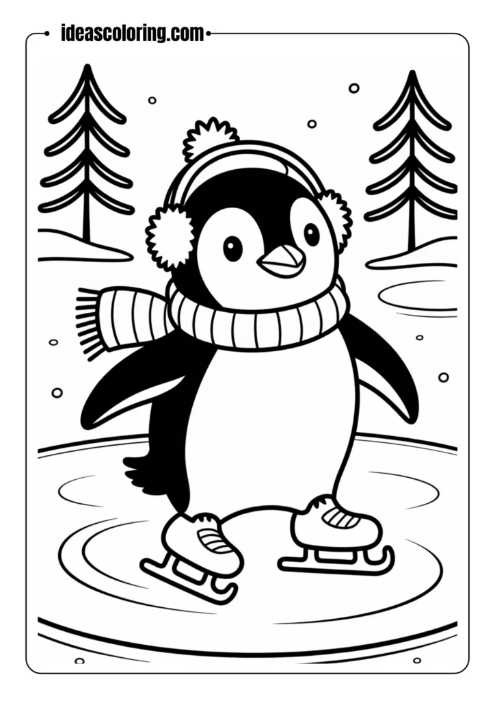 Skating Penguin