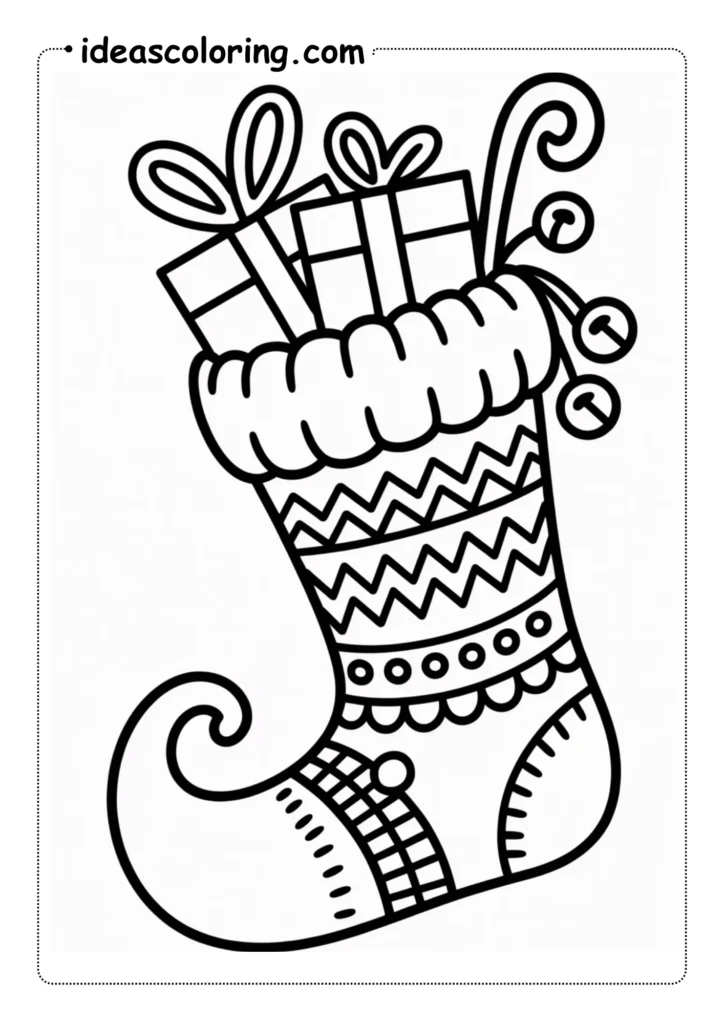 WHIMSI~1 Christmas Stocking Coloring Pages