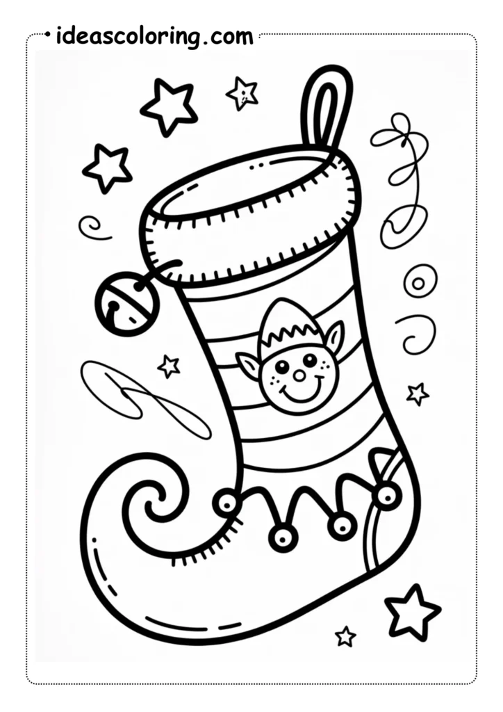 WHIMSI~1 Christmas Stocking Coloring Pages