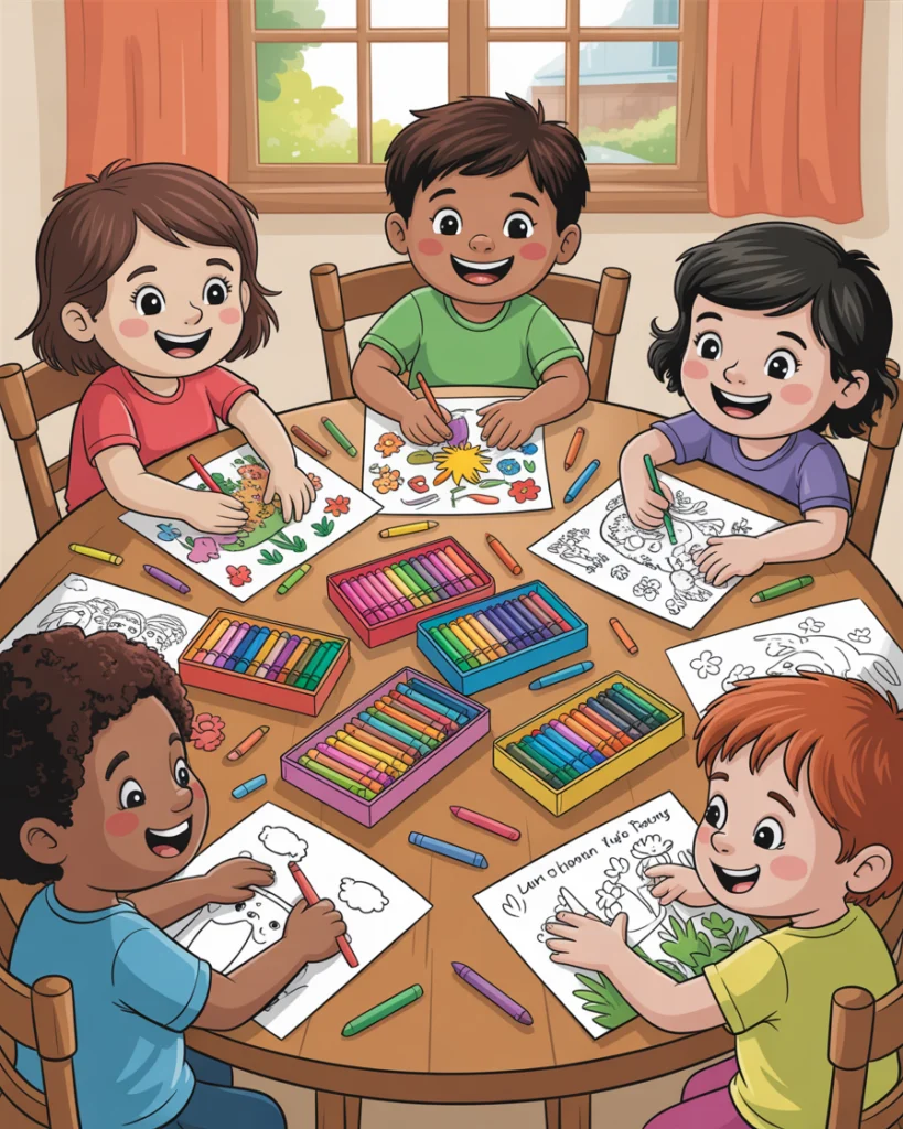 Free Coloring Pages To Print for Kids & Adults (PDF)