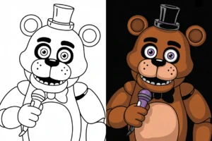 The Ultimate Collection of FNAF Coloring Pages: Cute, Scary & Free