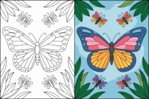 butterfly coloring pages