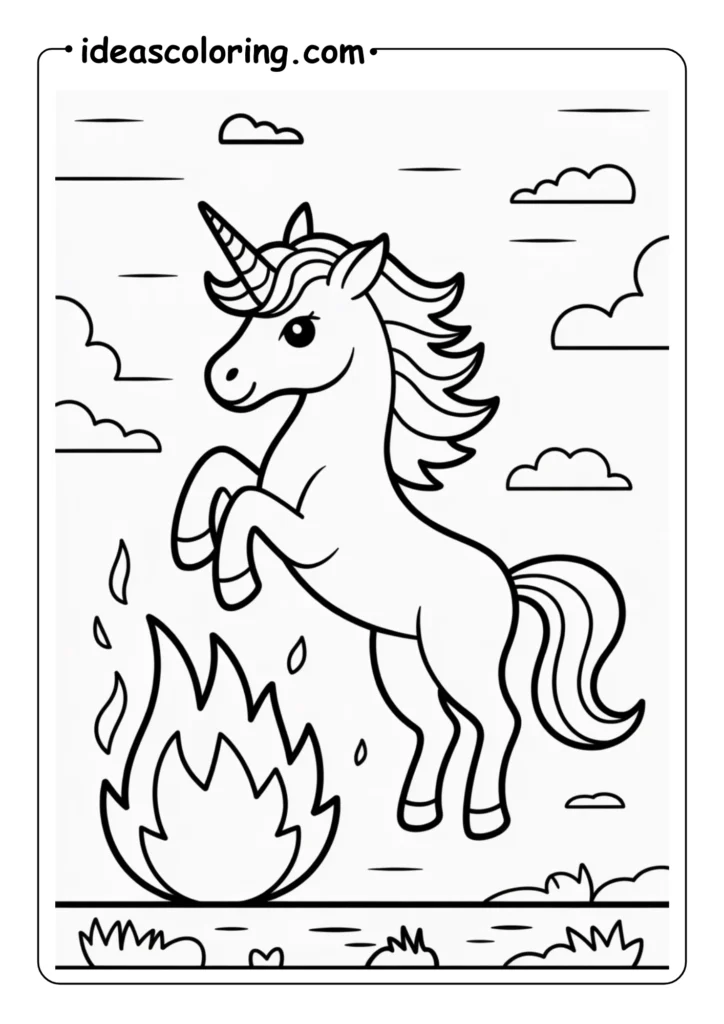 unicorn vs fire